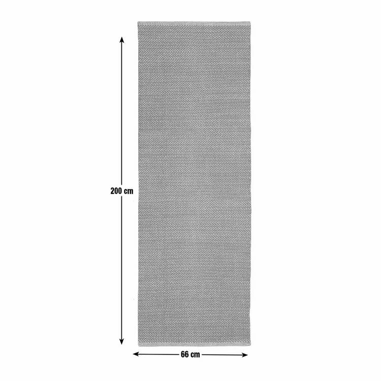 Argos Home grey herringbone runner 66x200cm, UK version