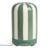 Habitat green striped ceramic electric diffuser 100ml - British product