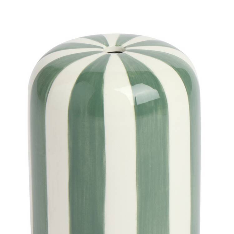 Habitat green striped ceramic electric diffuser 100ml - British product