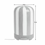 Habitat green striped ceramic electric diffuser 100ml - British product