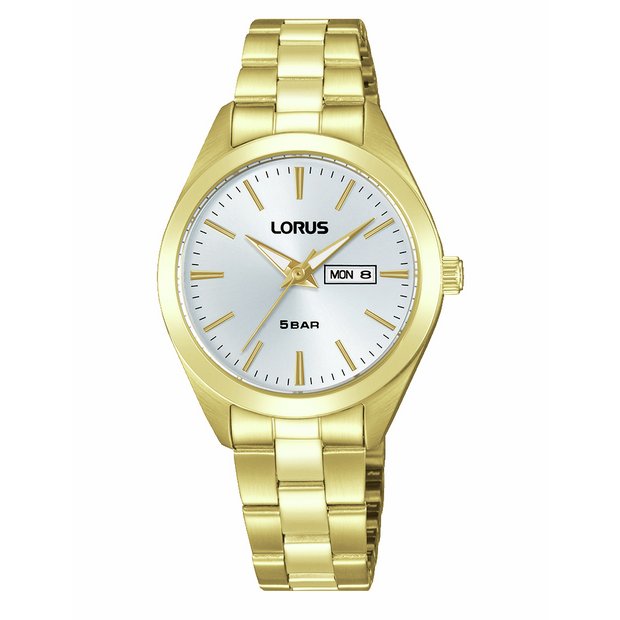 Lorus gold ladies watch with stainless steel bracelet - British product