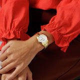 Lorus gold ladies watch with stainless steel bracelet - British product