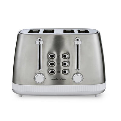 Argos Morphy Richards Mexborough 4 Slice Toaster - White- Buy online at McGrocer