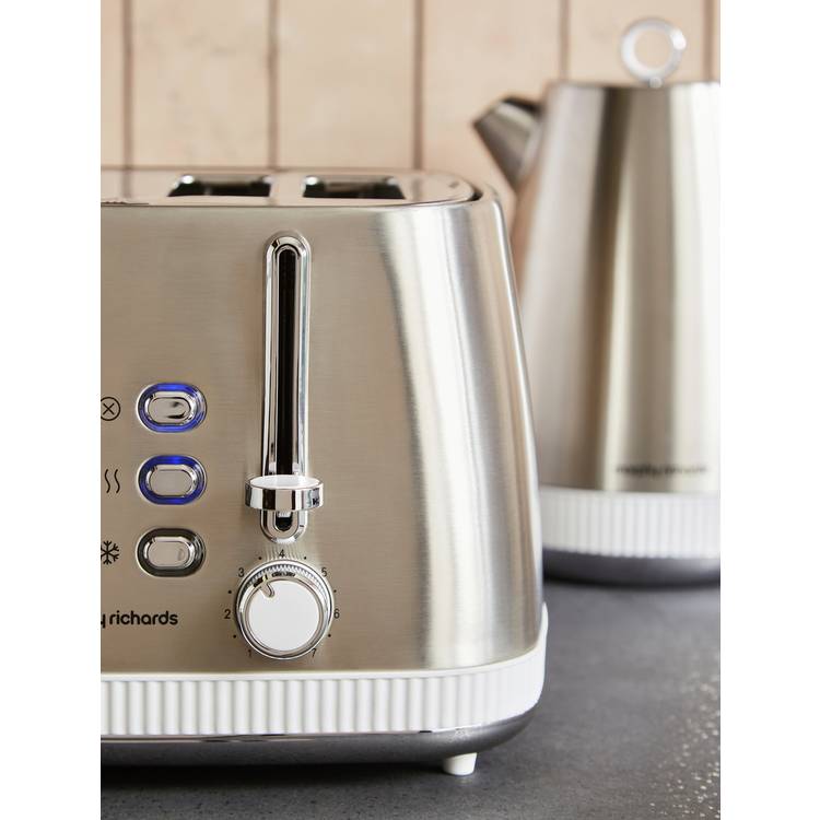 Morphy Richards Mexborough 4 slice toaster white, imported from the UK