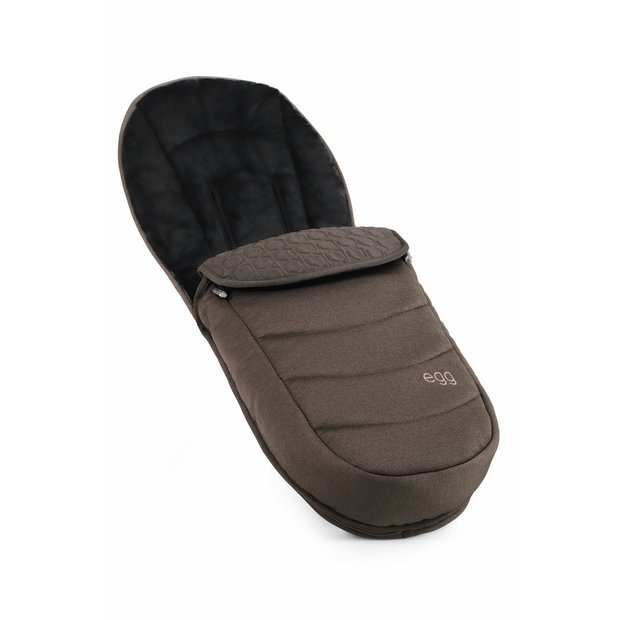 egg Z Footmuff Chocolate Velvet - British product