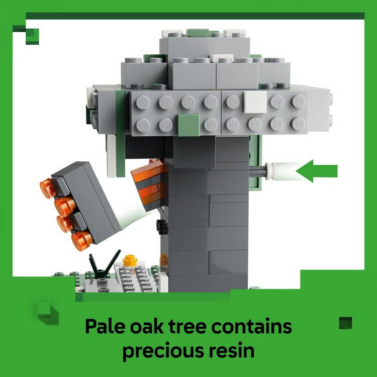 LEGO Minecraft Pale Garden building toy 243 pieces - British product
