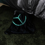 Mercedes F1 fleece throw black 150x100cm, UK version