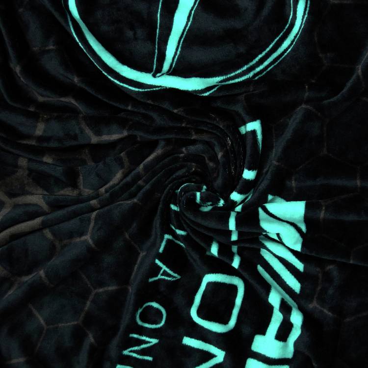 Mercedes F1 fleece throw black 150x100cm, UK version