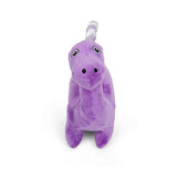 Petface dinosaur dog toy with rope handle and squeaker, UK version