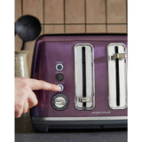 Morphy Richards purple toaster 4 slice, imported from the UK