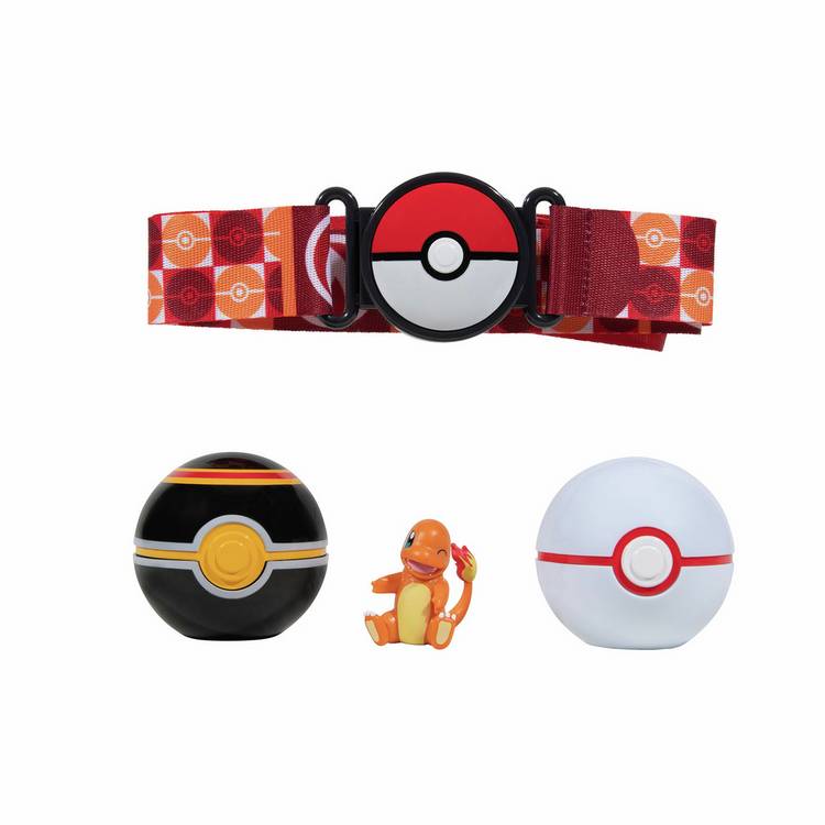 Pokémon Charmander Clip 'N' Go belt set toy, imported from the UK