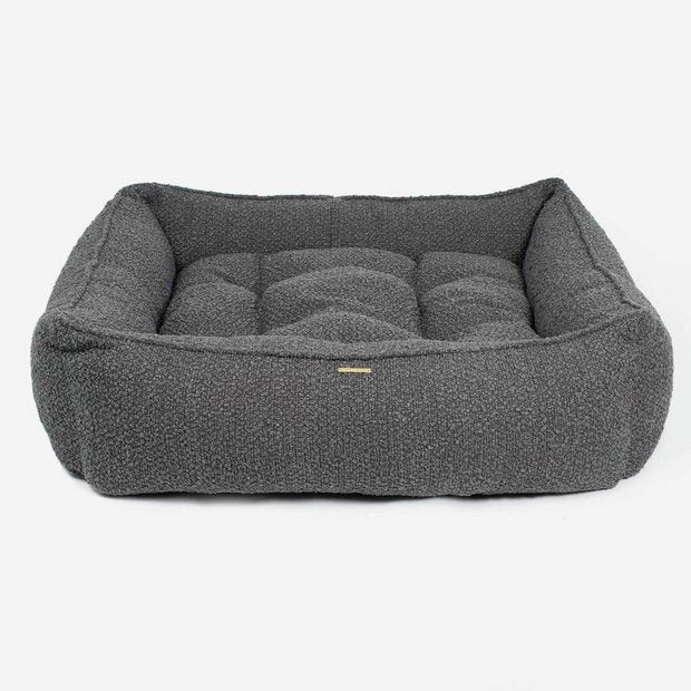 Lords & Labradors box bed Granite Boucle Medium, UK version