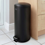 Black+Decker 30L dome lid pedal bin, imported from the UK