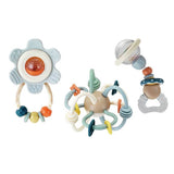 Argos Infantino Pastel Baby Ring Rattles - Pack of 3- Buy online at McGrocer