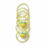 Flitzy lemon hair bands with charms, imported from the UK