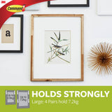Command Large White Picture Hang Strips 12 Pack - British product