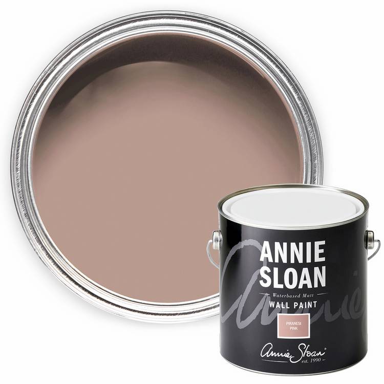 Annie Sloan wall paint Piranesi Pink 2.5L, imported from the UK