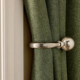 Argos Argos Home 2 Pack Metal Ball Curtain Holdback Silver 15.9cm- Buy online at McGrocer