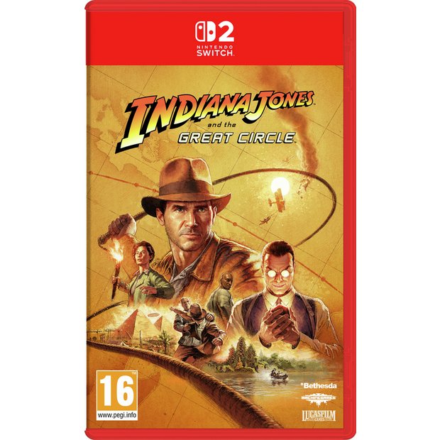 Indiana Jones The Great Circle Nintendo Switch 2 game card, imported from the UK