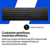 HP keyboard 490K wireless multi-device black, imported from the UK