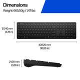 HP keyboard 490K wireless multi-device black, imported from the UK