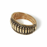 Freedom gold-tone vintage oversized bracelet 19cm (British brand)