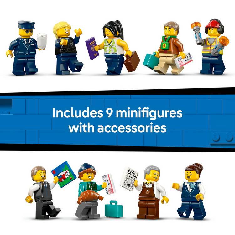 LEGO City Airport 60502 toy set 887 pieces, UK version