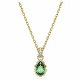 Argos Swarovski Gold Tone Plated Green Crystal Pendant Necklace 42.5cm- Buy online at McGrocer