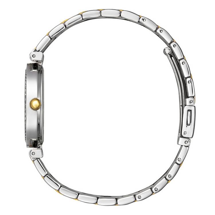 Citizen ladies pearl dial two tone bracelet watch (British brand)