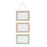 Habitat triple screenprint hanging picture frame 4x6, UK version