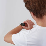 Sekonda Active Go smartwatch black silicone strap, imported from the UK