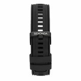 Sekonda Active Go smartwatch black silicone strap, imported from the UK