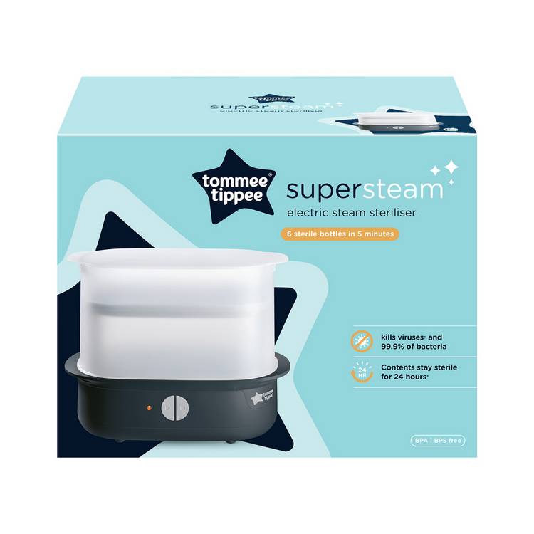 Tommee Tippee electric steriliser black, imported from the UK