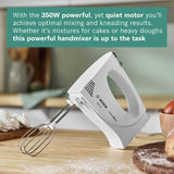 Bosch hand mixer 350W white, UK version
