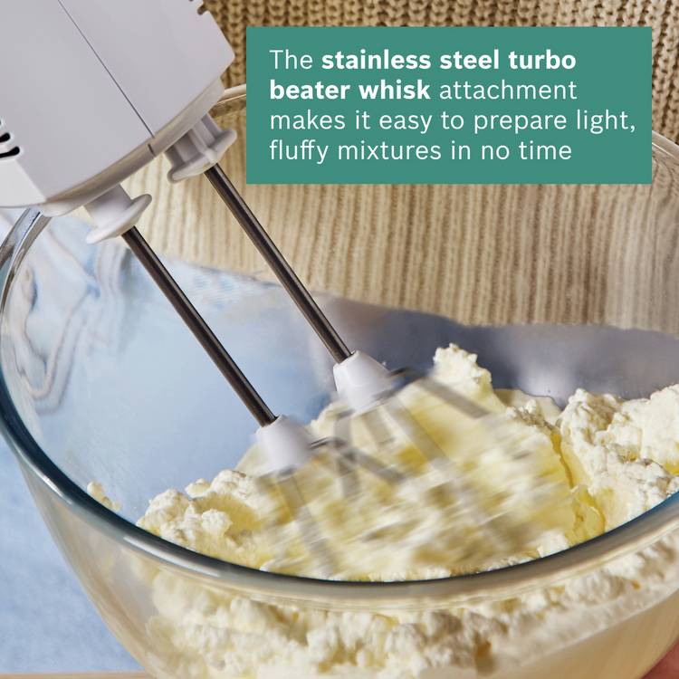 Bosch hand mixer 350W white, UK version
