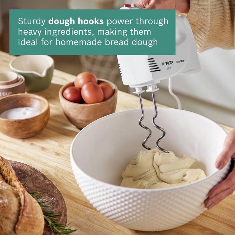 Bosch hand mixer 350W white, UK version