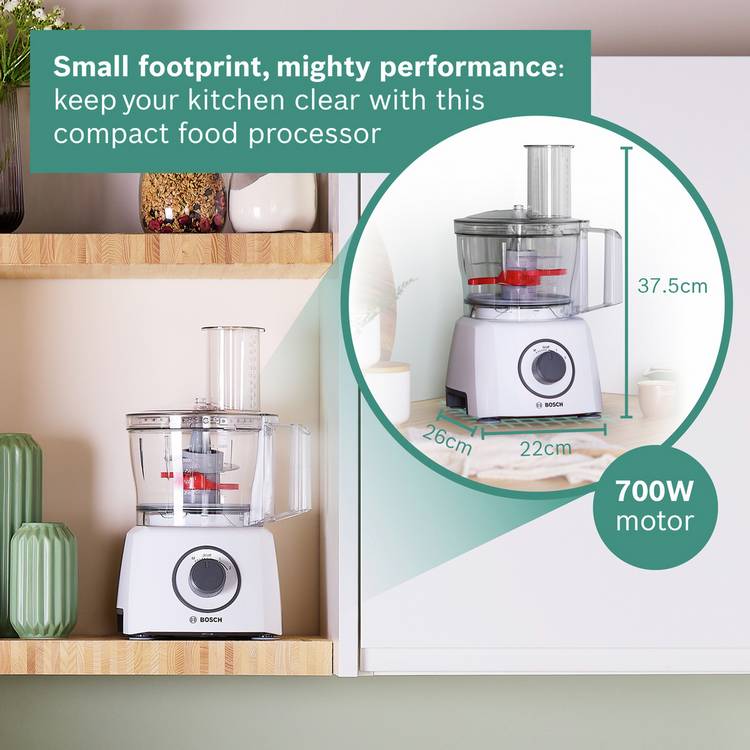 Bosch MultiTalent 3 food processor 2.3L, UK version