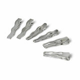 Argos Freedom Silver-tone Metal Hair Slides (Pack of 6)- Buy online at McGrocer