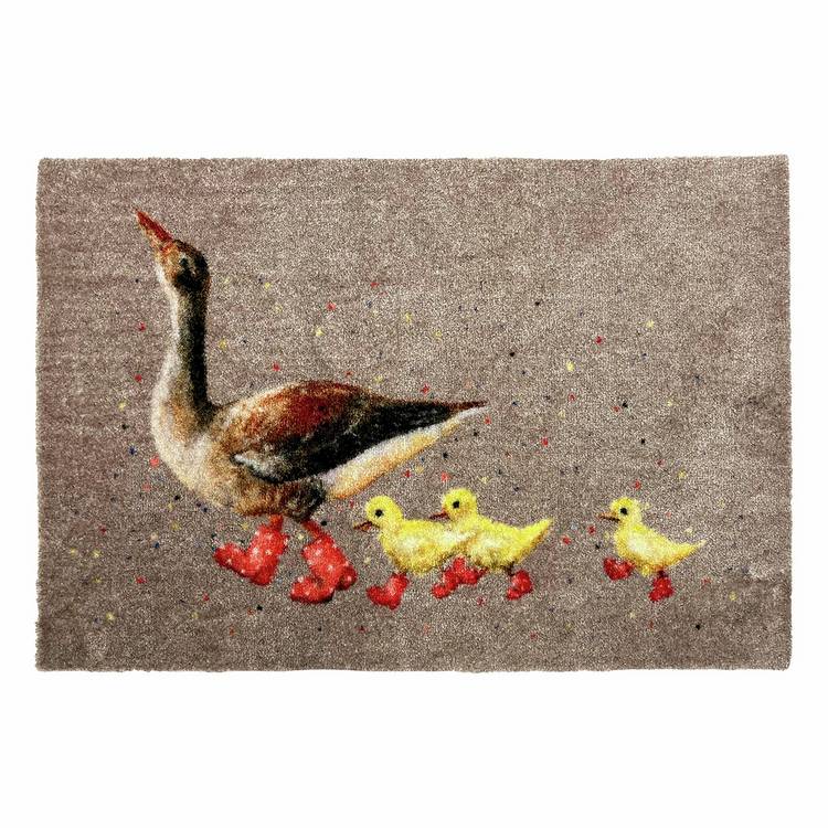 Bree Merryn Puddle Parade Ducks doormat 50x75cm, UK version
