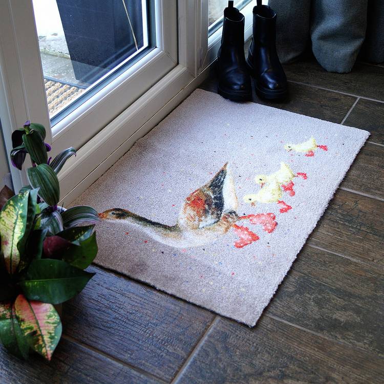Bree Merryn Puddle Parade Ducks doormat 50x75cm, UK version