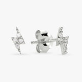 Argos Revere Sterling Silver Lightening Bolt Stud Earrings- Buy online at McGrocer