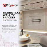 ProperAV tilting TV bracket 60-120 inch - British product