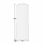 Argos Home gold arch freestanding mirror 150x50cm (British brand)