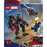 LEGO Marvel Miles Morales Mech vs Spider-Man 2099 set 135 pieces, UK version