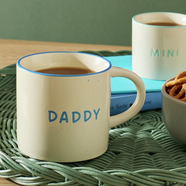 Argo Home ceramic mug with Daddy decal 200ml, UK version