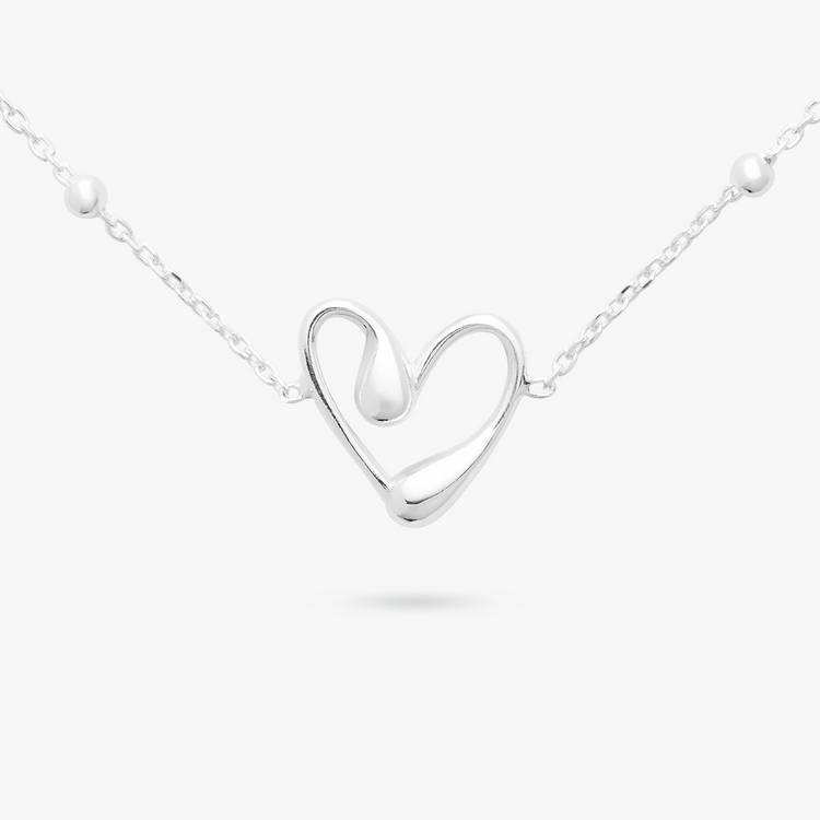 Revere sterling silver heart bracelet (British brand)