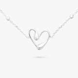 Revere sterling silver heart bracelet (British brand)