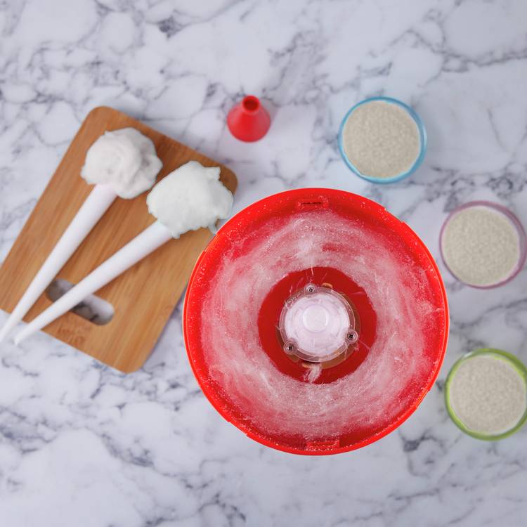 1 minute cotton candy machine with rechargeable battery, UK version