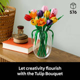 LEGO Botanicals Tulip Bouquet building set 576 pieces - British product