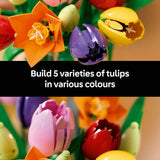 LEGO Botanicals Tulip Bouquet building set 576 pieces - British product